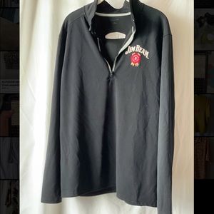 Jim Bean Whiskey Quarter Zip Pullover Jacket